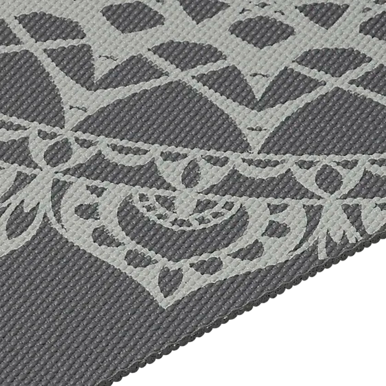 Gaiam  Στρώμα Yoga Dark Greige Marrakesh Διαστάσεις: Μήκος: 173 εκ Πλάτος: 61 εκ Πάχος: 5 mm - mykarma.gr
