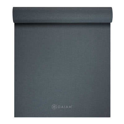 Gaiam Premium Στρώμα Yoga Folkstone Grey Διαστάσεις: Μήκος: 173 εκ Πλάτος: 61 εκ Πάχος: 3 mm - mykarma.gr