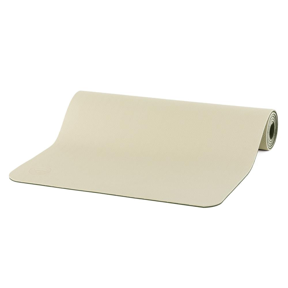 Bodhi στρώμα για Yoga & Pilates - TPE “Lotus Pro” - sand/light grey  183 x 60 cm, 6 mm - mykarma.gr