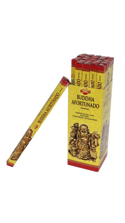 Ινδικό Αρωματικό Στικ Sac - Τυχερός Βούδας (Lucky Buddha) 10γρ - mykarma.gr