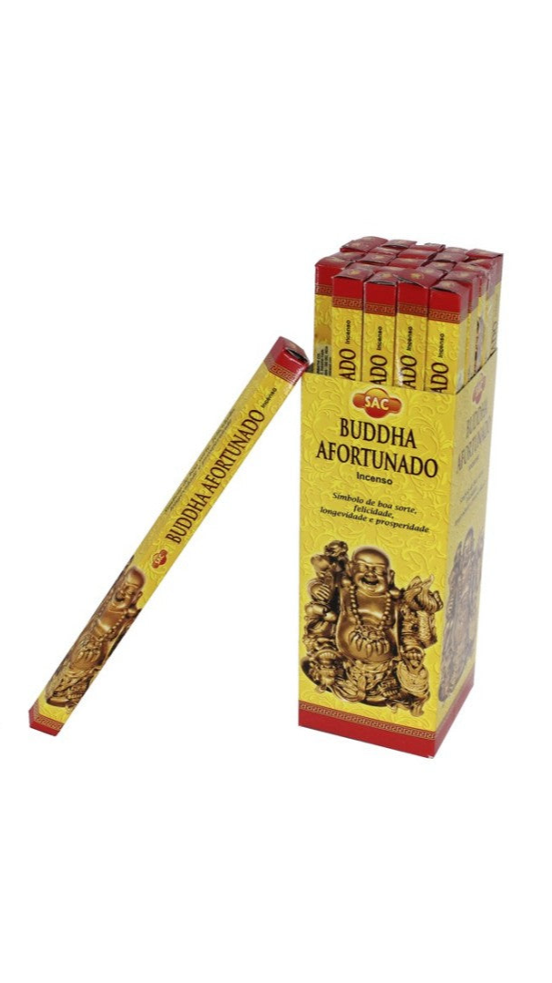 Ινδικό Αρωματικό Στικ Sac - Τυχερός Βούδας (Lucky Buddha) 10γρ - mykarma.gr