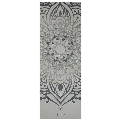 Gaiam Premium Στρώμα Yoga Grey Sundial Layers Διαστάσεις: Μήκος: 173 εκ Πλάτος: 61 εκ Πάχος: 5 mm - mykarma.gr