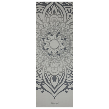 Gaiam Premium Στρώμα Yoga Grey Sundial Layers Διαστάσεις: Μήκος: 173 εκ Πλάτος: 61 εκ Πάχος: 5 mm - mykarma.gr