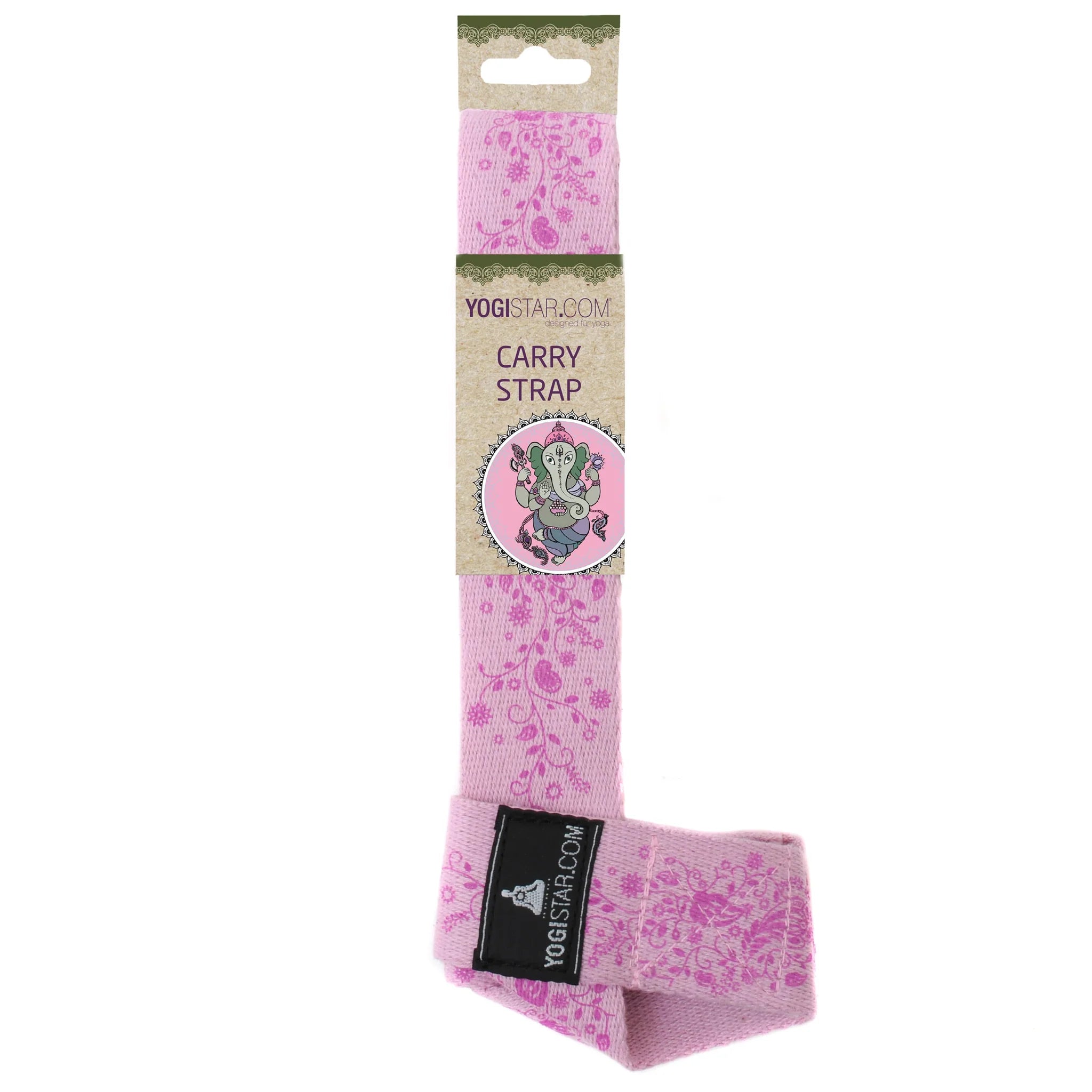 Yogistar Ιμάντας μεταφοράς Στρώματος - Carry Strap “Indian Flower” Διαστάσεις 200cm x 4cm x 0,3cm - mykarma.gr