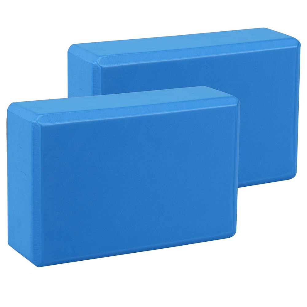 Set 2 BasicYoga Block - τουβλάκι γιόγκα - Μπλε Διαστάσεις: 23 x 15 x 7.5 cm Βάρος: 135 g, 2 τεμάχια - mykarma.gr