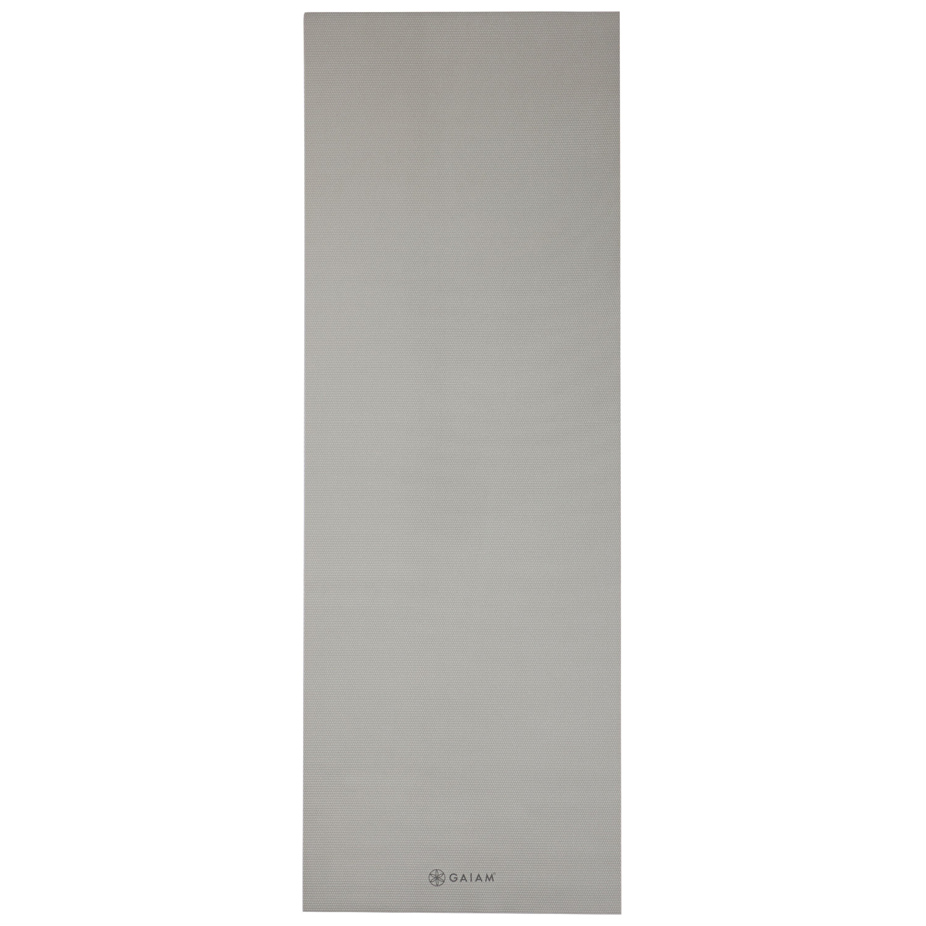 Gaiam Premium Στρώμα Yoga Grey Διαστάσεις: Μήκος: 173 εκ Πλάτος: 61 εκ Πάχος: 5 mm - mykarma.gr