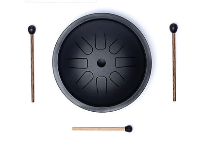 Τύμπανο γλώσσας (Tongue Drum) “Hluru” ήχους υψηλότερου τόνου (8 notes D-major) με σφυριά Διαστάσεις: 16 cm  630 g - mykarma.gr