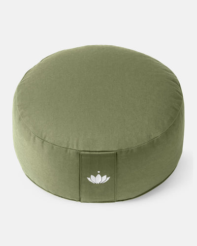 Lotuscrafts Μαξιλάρι διαλογισμού Lotus - Oil Green Διαστάσεις: 31 × 15 εκ - mykarma.gr