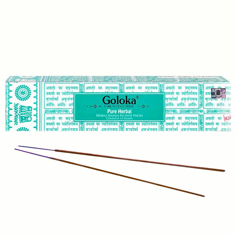 Αρωματικά Στικ Goloka - Καθαρά Βότανα (Pure Herbal) Βάρος: 15 g - mykarma.gr
