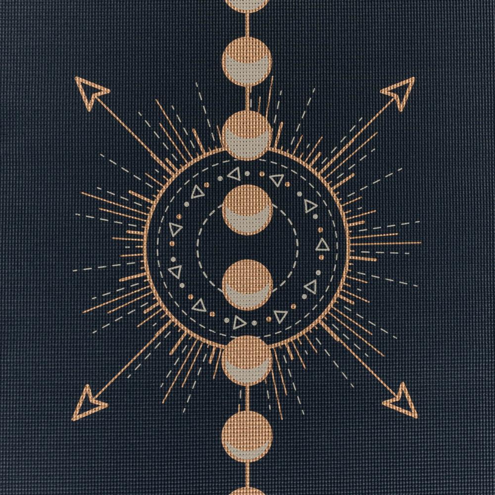 Bodhi Στρώμα γιόγκα Leela “Lunalign” - midnight blue  183 x 60 cm, 4.5 mm  Βάρος: 1,4 kg - mykarma.gr