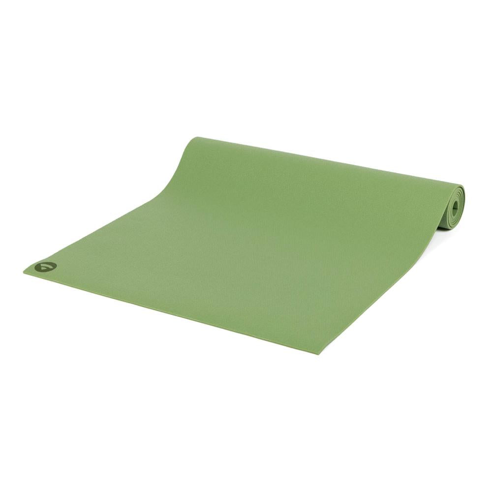 Bodhi στρώμα γιόγκα Premium Rishikesh PVC με δύο ελαστικούς ιμάντες - apple green 183 x 60 cm, 4.5 mm - mykarma.gr