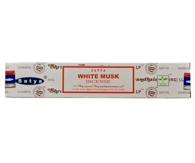 Αρωματικά Στικ - Satya Λευκός Μόσχος (White Musk) Βάρος: 15γρ - mykarma.gr