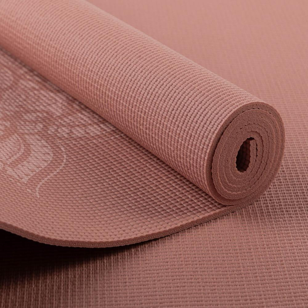 Bodhi στρώμα γιόγκα Leela “Mehndi Mandala” - rose tan  183 x 60 cm, 4.5 mm  Βάρος: 1,4 kg - mykarma.gr