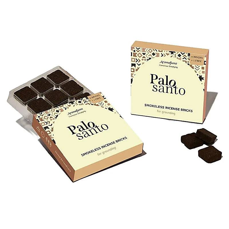 Αρωματικό Κάρβουνο Incense Bricks Palo Santo για καυστήρα Aromafume - 9 Θυμιάματα/Τούβλα Βάρος: 40 g