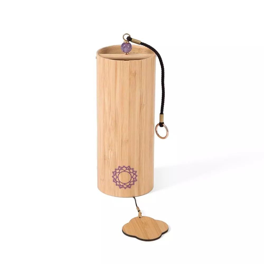 Bamboo Wind Chimes Μελωδός Ήχος του 7ο τσάκρα: Chime C7 Sahasrara Chakra, B-D-F-E Διάμετρος: 6,5 cm Μήκος: 16,5 cm - mykarma.gr