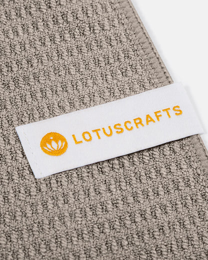 Lotuscrafts - Πετσέτα Στρώματος - Yoga Mat Towel - Light Taupe Διαστάσεις: 183cm x 61cm - mykarma.gr