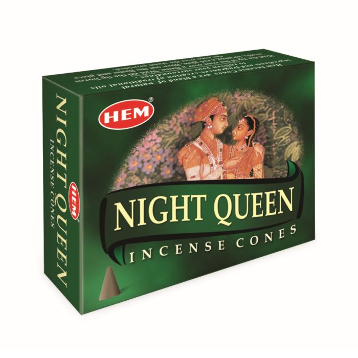 HEM Αρωματικοί Κώνοι – Άρωμα Νυχτολούλουδο (Night Queen) – 10 Κώνοι