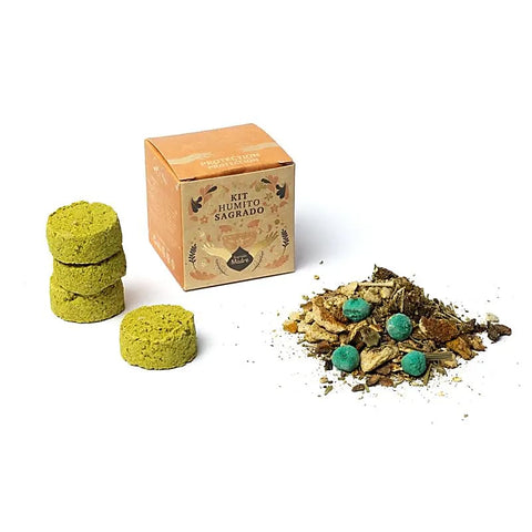 Θυμίαμα Sagrada Madre Premium Smudge Kit με Λεμονόχορτο,Ρούτα & Λιβάνι  «Προστασία»  38 γρ