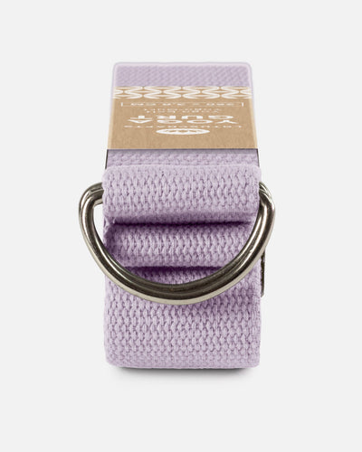 Lotuscrafts Ιμάντας γιόγκα D-Ring - lavender fog - BIO βαμβάκι 250x3,8 εκ - mykarma.gr