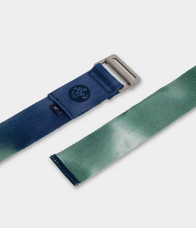Manduka Ιμάντας - AligN Yoga Strap - Blue Toad   244cm x 4,5cm - mykarma.gr