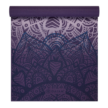 Gaiam  Στρώμα Yoga Purple Lattice Διαστάσεις: Μήκος: 173 εκ Πλάτος: 61 εκ Πάχος: 4 mm - mykarma.gr