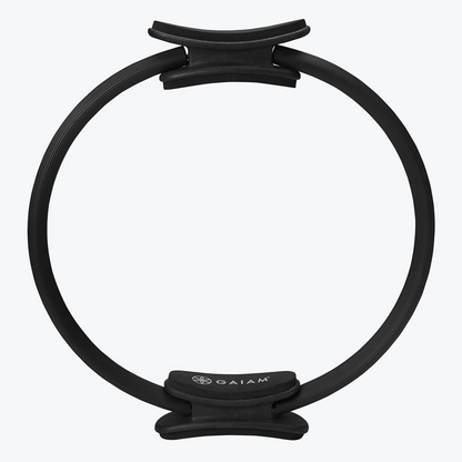 Gaiam - Fitness Pilates Ring – anti-slip - black Διαστάσεις:  Ø 38 εκ - mykarma.gr