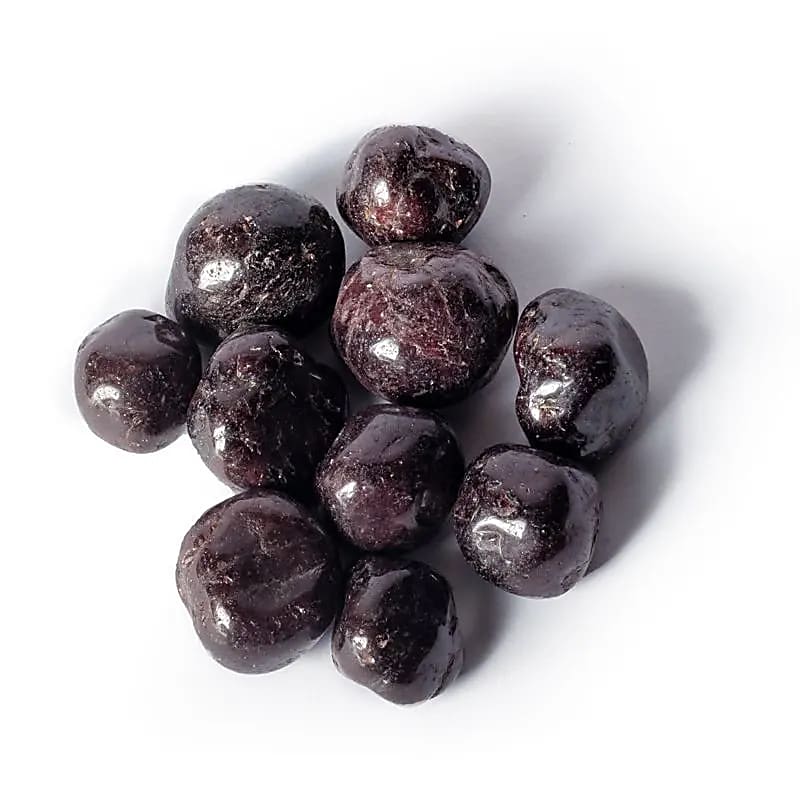 Φυσικό ορυκτό πέτρωμα - Γρανάτης (Garnet) γυαλισμένο ορυκτό (1 τεμάχιο) Α ποιότητας Βάρος: 30 gr Διαστάσεις: 4-5 εκ - mykarma.gr