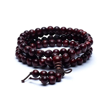 Mala Violetwood με 108 χάντρες ελαστικό Διαστάσεις: 0,6 cm - mykarma.gr