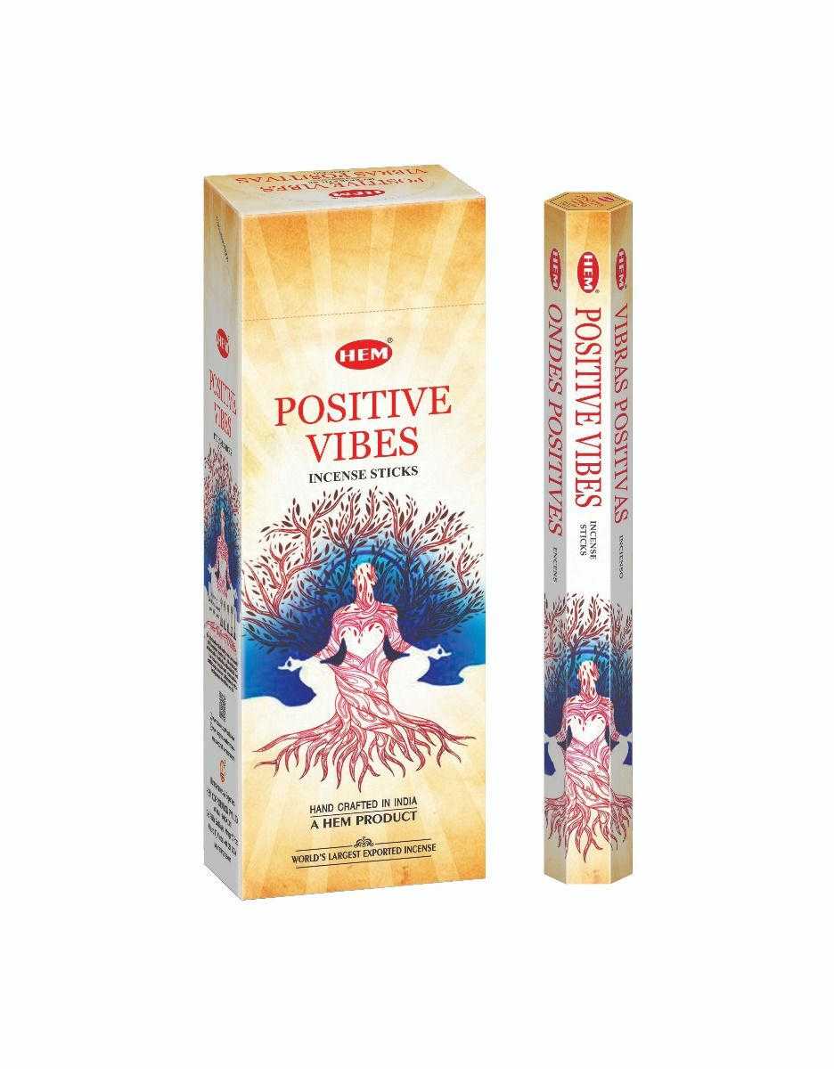 HEM Ινδικό Αρωματικό Στικ - Θετική Ενέργεια - Positive Vibes – 20g