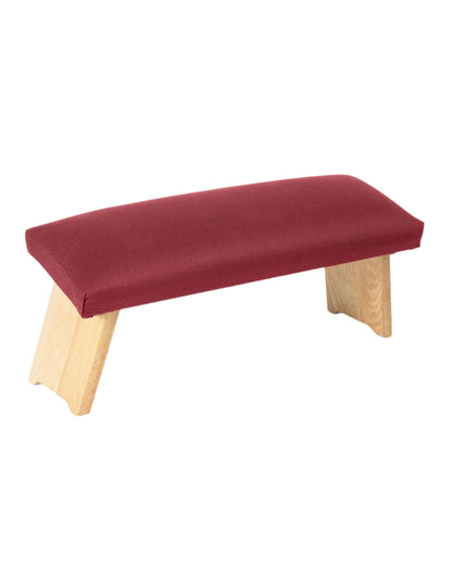 Lotuscrafts Ξύλινος Πάγκος Διαλογισμού “Dharma” (Meditation Bench) με αναδιπλούμενα πόδια - Bordeaux Βάρος: 2,2 kg Διαστάσεις: 46 × 19,5 cm - mykarma.gr