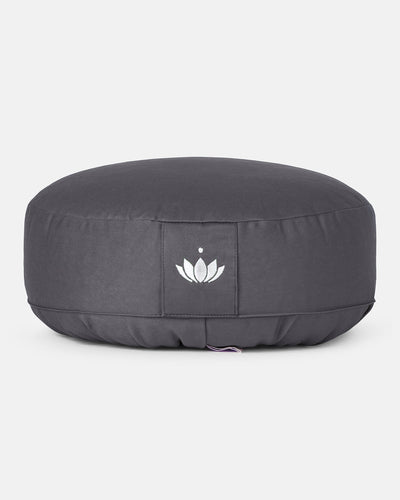 Lotuscrafts Μαξιλάρι Διαλογισμού Lotus - Anthracite Διαστάσεις: 31 × 10 εκ - mykarma.gr