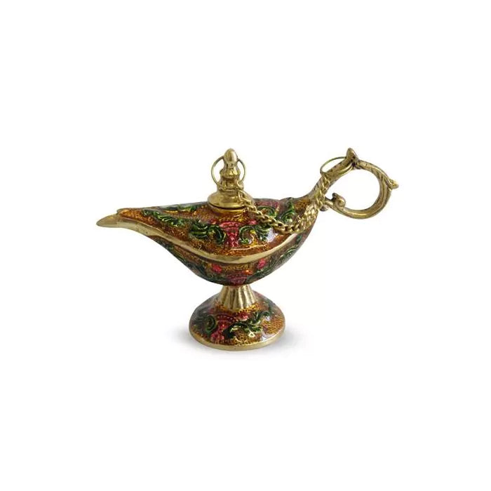 Brass Lamp Aladdin – Διακοσμητικό Λυχνάρι από Ορείχαλκο Διαστάσεις: 12 cm - mykarma.gr