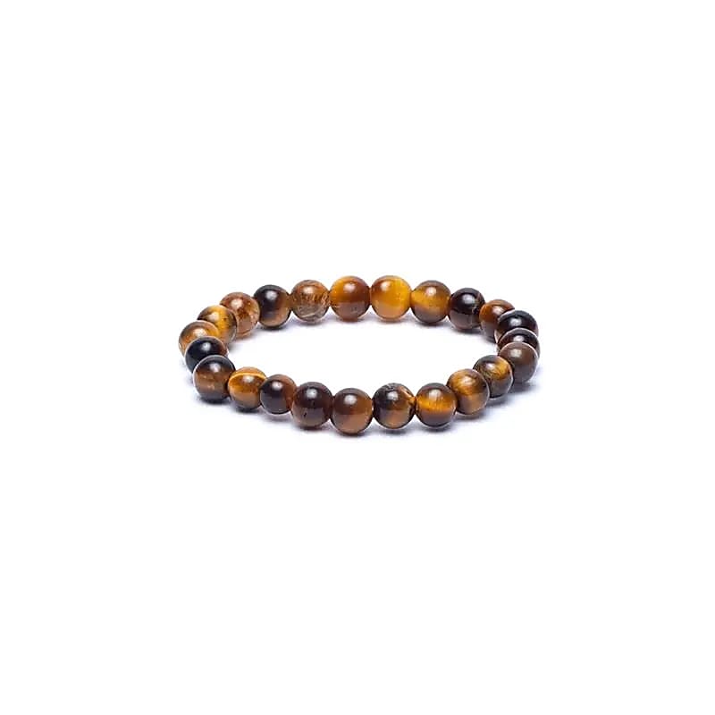 Πρωτότυπο Δαχτυλίδι (Ring) με χάντρες από Tiger Eye (Tiger Eye) - ελαστικό Διαστάσεις: 2,5 εκ Χάντρες: ± 2mm