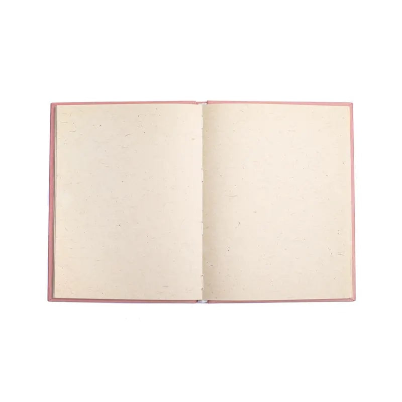Σημειωματάριο/Notebook “Moon Phases & Stars” από χαρτί - βαθή ροζ Μέγεθος 15 x 21 cm - mykarma.gr