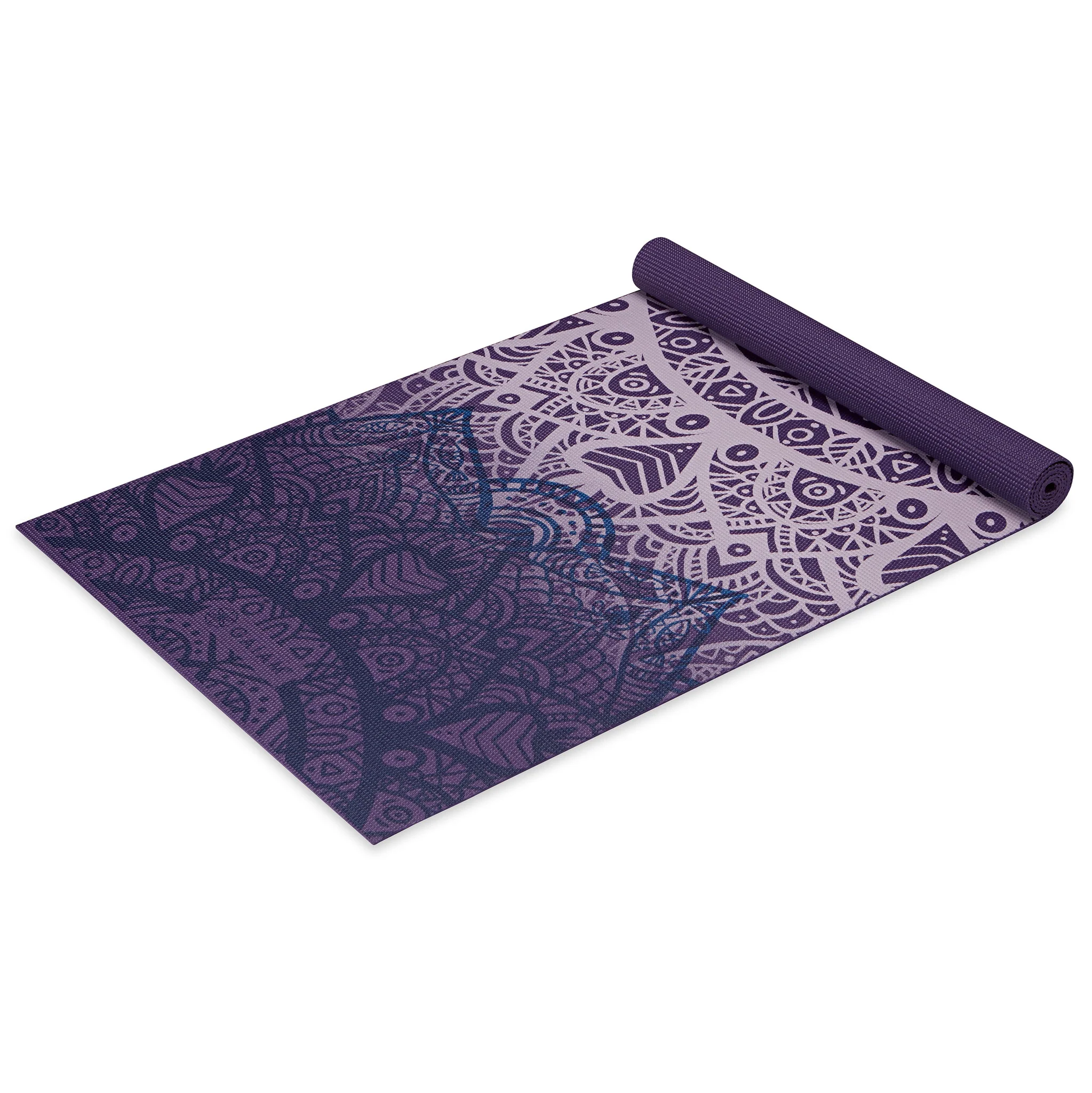 Gaiam  Στρώμα Yoga Purple Lattice Διαστάσεις: Μήκος: 173 εκ Πλάτος: 61 εκ Πάχος: 4 mm - mykarma.gr