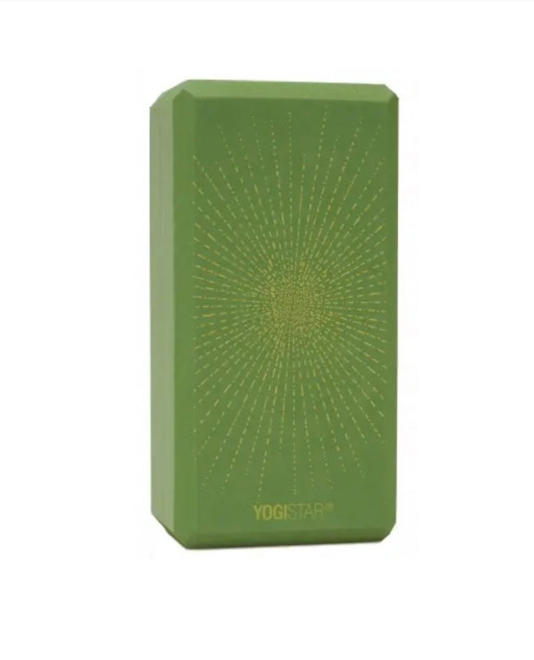 Yogistar - Yoga & Pilates Basic block 'Sparkling Sunray', Kiwi Διαστάσεις: 22 cm x 11 cm x 7.4 cm Βάρος: 175 g - mykarma.gr