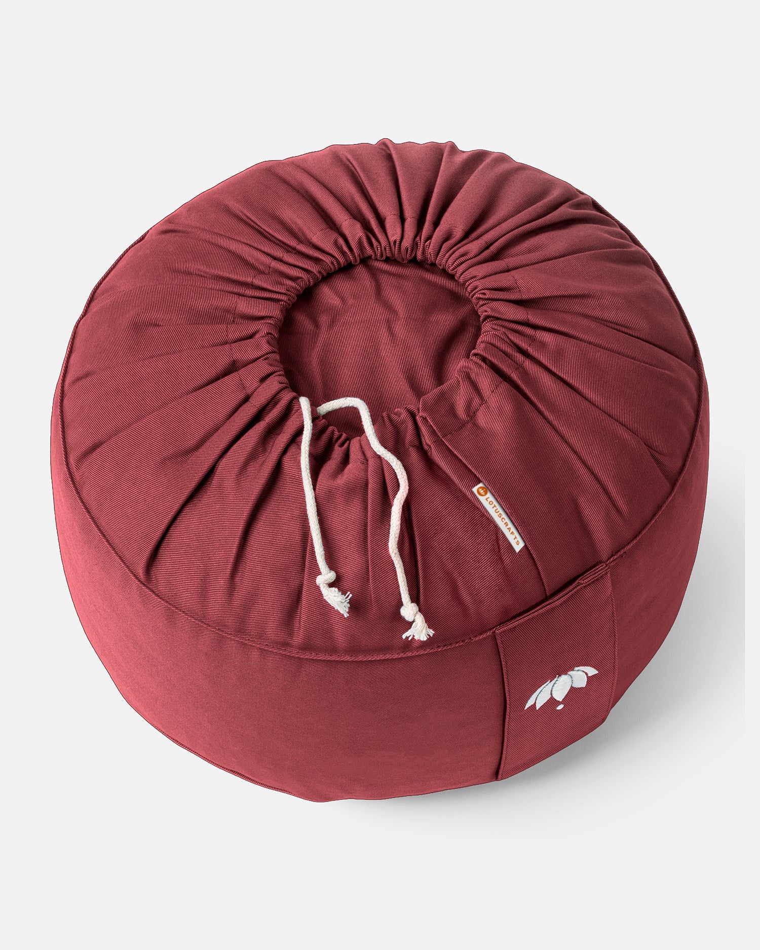 Lotuscrafts Μαξιλάρι διαλογισμού Lotus - Bordeaux Διαστάσεις: 31 × 15 εκ  1,6 κιλά - mykarma.gr