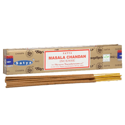 Αρωματικά Στικ Satya Agarbatti - Masala Chandan (Σανταλόξυλο) Βάρος: 15 g - mykarma.gr