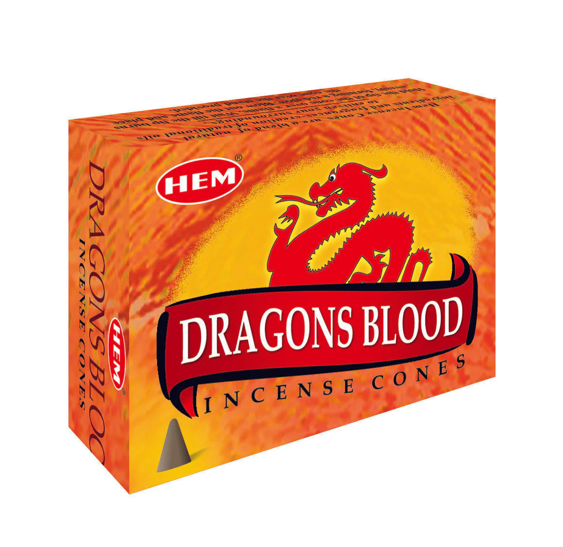 HEM Αρωματικοί Κώνοι – Άρωμα Dragons Blood – 10 Κώνοι - mykarma.gr