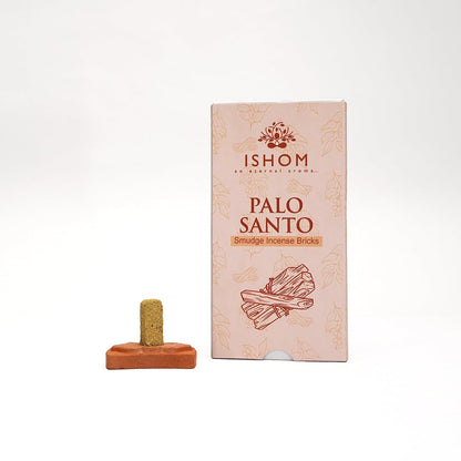 Palo Santo Smudge Θυμίαμα από καθαρή σκόνη ξύλου Palo Santo του Περού - Το καλύτερο για τον καθαρισμό χώρου & την αφαίρεση της αρνητικής ενέργειας - 15 τουβλάκια & βάση - mykarma.gr