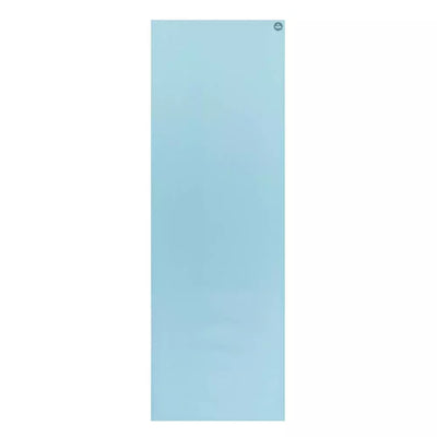 Bodhi στρώμα γιόγκα Premium Rishikesh PVC με δύο ελαστικούς ιμάντες - light blue  183 x 60 cm, 4.5 mm - mykarma.gr