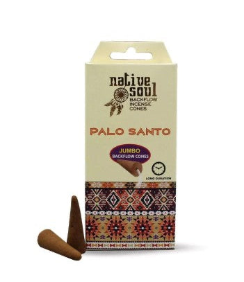 Κώνοι Αναστροφής Ροής Αργής Καύσης - Backflow Jumbo Cones: Green Tree Native Soul Palo Santo Βάρος: 35 g