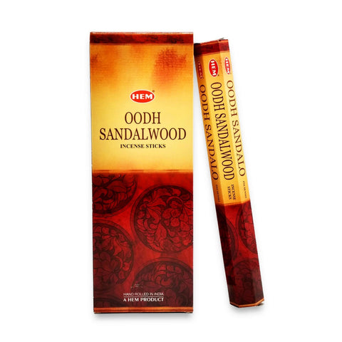 HEM Ινδικό Αρωματικό Στικ Oodh/Σανδαλόξυλο (Oodh/Sandalwood)  20 g