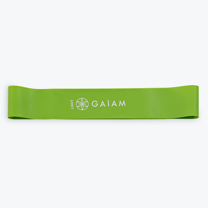 Gaiam -Set από 3 Pilates Restore Resistance mini Band Kit από φυσικό καουτσούκ - Light,Medium,Heavy - σε 3 χρώματα Διαστάσεις: 30 x 5 cm - mykarma.gr