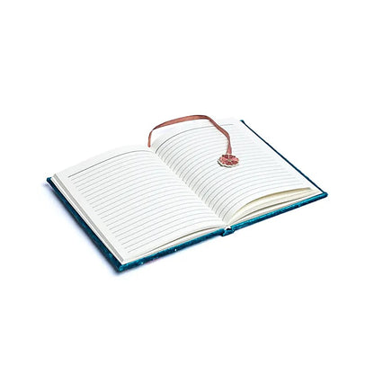 Βελούδινο Σημειωματάριο/Notebook «Flowers» με κεντήματα - 160 σελίδες Μέγεθος: 15 x 20 cm - mykarma.gr