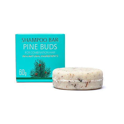 Χειροποίητο Φυσικό Σαπούνι -  Στερεό Σαμπουάν (Shampoo bar) Άρωμα Πεύκου & κουκουναριών – Φυσική Λάμψη & Ενδυνάμωση Μαλλιών 60g