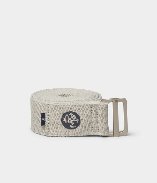 Manduka Ιμάντας - AligN Yoga Strap - Linen   244cm x 4.4cm - mykarma.gr