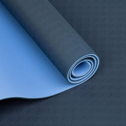 Bodhi Στρώμα για Yoga & Pilates - TPE Lotus Pro - blue/light blue  183 x 60 cm, 6 mm - mykarma.gr