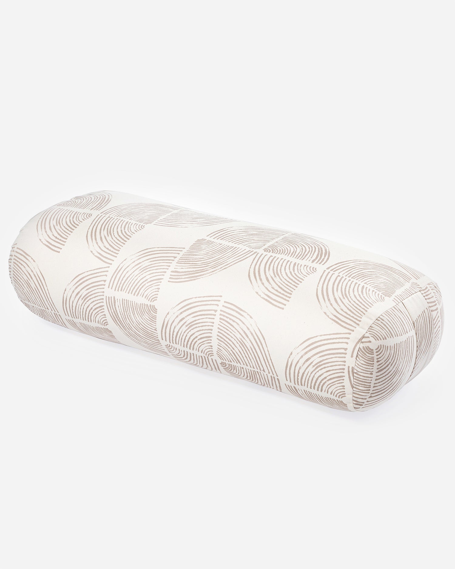 Lotuscrafts Restorative L μαξιλάρι Bolster - Wood Grain Light Taupe - κάλυμμα απο οργανικό βαμβάκι & γέμιση Καποκ μαλλί  Διαστάσεις: 72 × 30 x 20 εκ - mykarma.gr