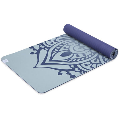 Gaiam Performance Yoga Mat - Στρώμα TPE με ιμάντα μεταφοράς - Dove Sundial Layers Διαστάσεις: Μήκος: 173 εκ Πλάτος: 61 εκ Πάχος: 6 mm - mykarma.gr